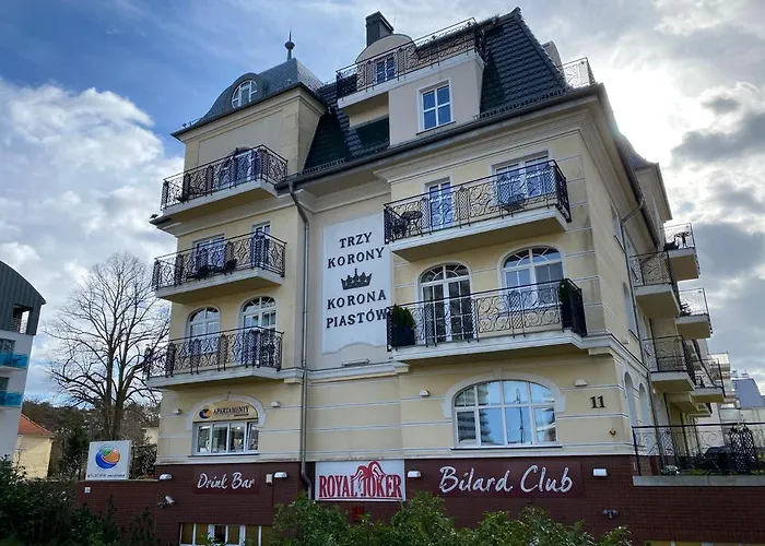 - Trzy Korony Z Widokiem Na Morze Plaza Promenada 公寓 斯维诺乌伊希切